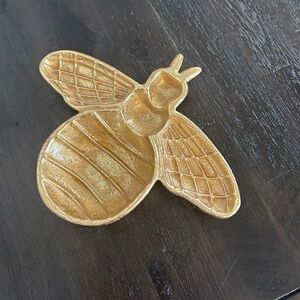 West Elm Gold Bee Cast Iron Dish